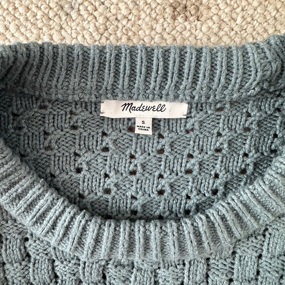 madewell basketweave-stitch sweater - Picture 5 of 5